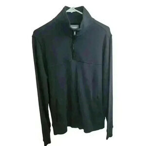 Bonobos Sweater Mens Small Slim Fit Blue 1/4 Zip Pullover Casual Work Office